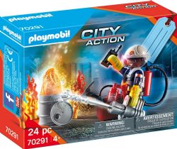 *** PLAYMOBIL - SET CADEAU POMPIER #70291